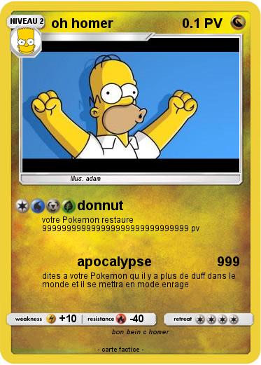 Pokemon oh homer