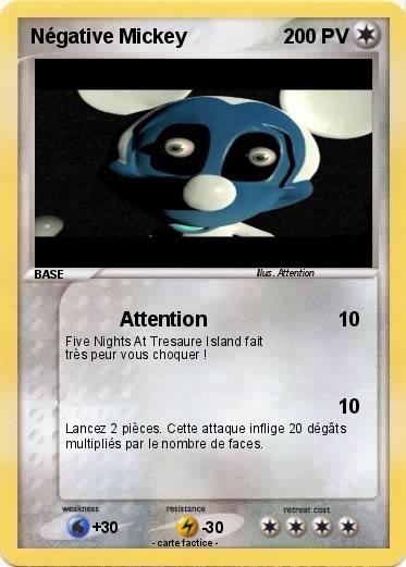 Pokemon Négative Mickey
