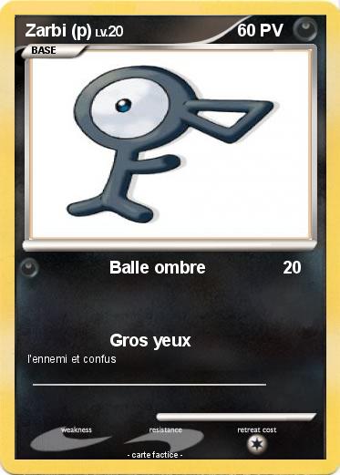 Pokemon Zarbi (p)