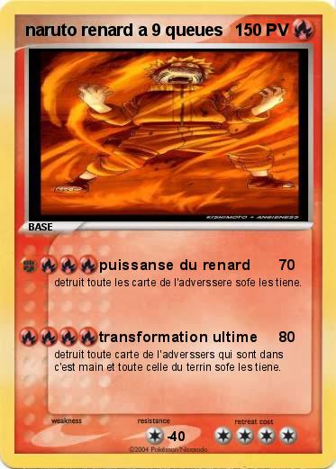 Pokemon naruto renard a 9 queues
