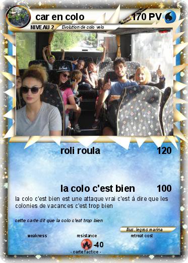 Pokemon car en colo