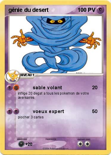Pokemon génie du desert