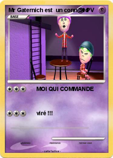 Pokemon Mr Gaternich est  un conn@rd