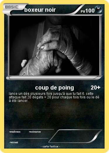 Pokemon boxeur noir