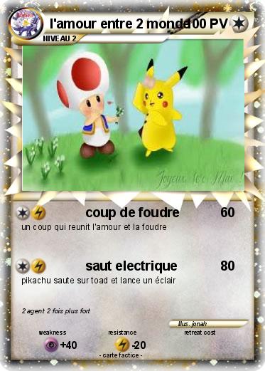 Pokemon l'amour entre 2 monde