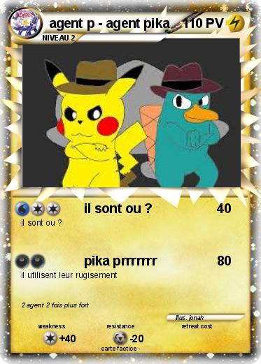 Pokemon agent p - agent pika