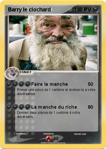 Pokemon Barry le clochard