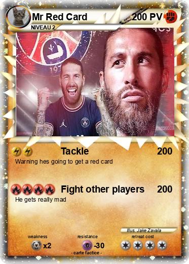 Pokemon Mr Red Card