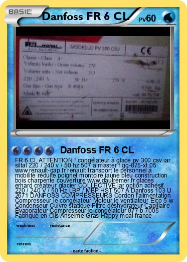 Pokemon Danfoss FR 6 CL
