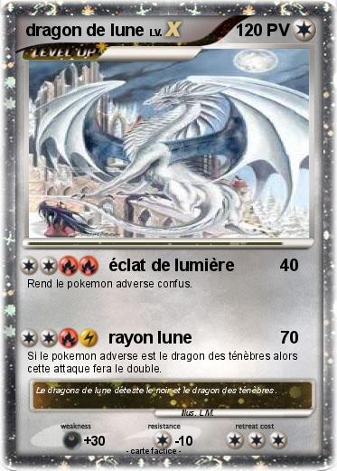 Pokemon dragon de lune