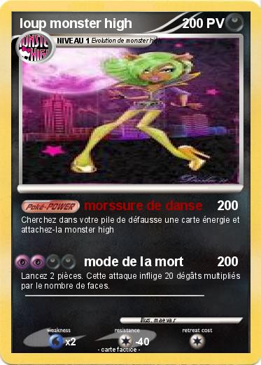 Pokemon loup monster high