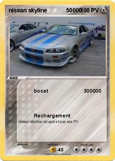 Pokemon nissan skyline            50000