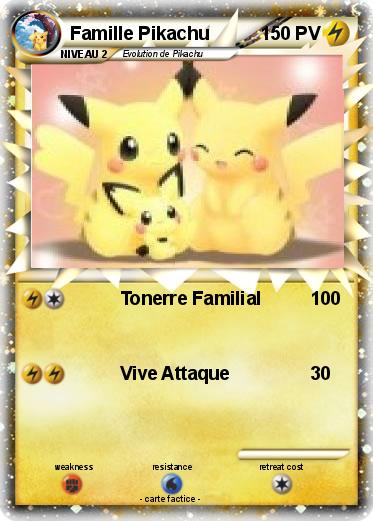Pokemon Famille Pikachu