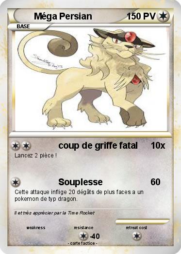 Pokemon Méga Persian