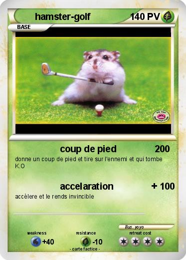 Pokemon hamster-golf