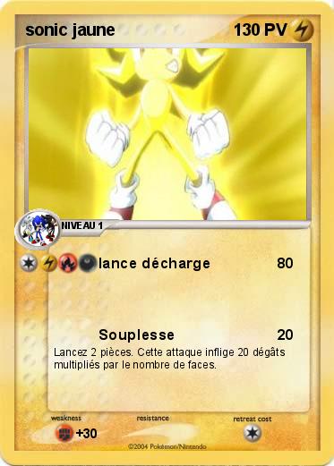 Pokemon sonic jaune
