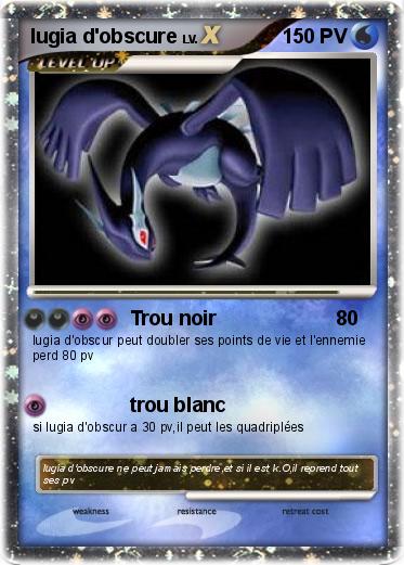 Pokemon lugia d'obscure