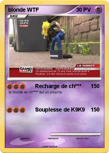 Pokemon blonde WTF