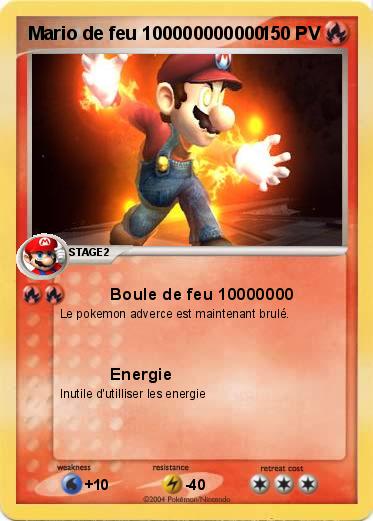 Pokemon Mario de feu 100000000000