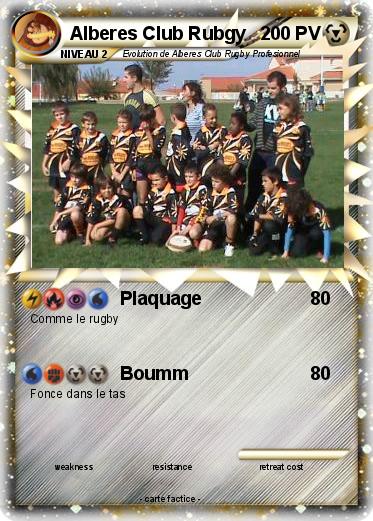 Pokemon Alberes Club Rubgy