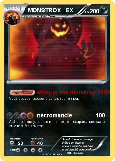 Pokemon MONSTROX   EX