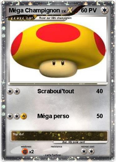 Pokemon Méga Champignon