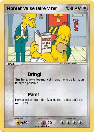 Pokemon Homer va se faire virer