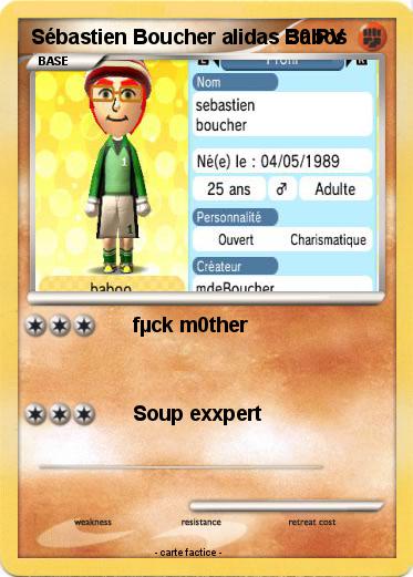 Pokemon Sébastien Boucher alidas Babos