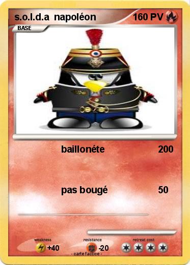 Pokemon s.o.l.d.a  napoléon