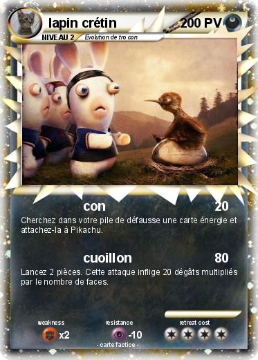 Pokemon lapin crétin