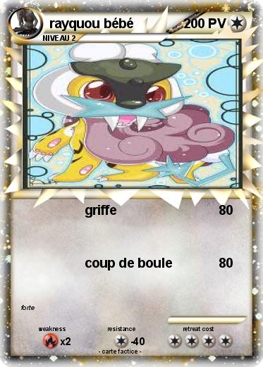 Pokemon rayquou bébé