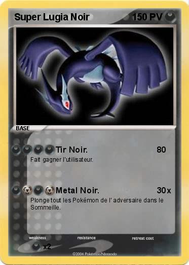 Pokemon Super Lugia Noir