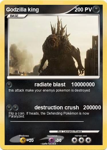 Pokemon Godzilla king