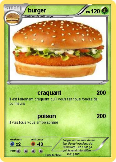 Pokemon burger