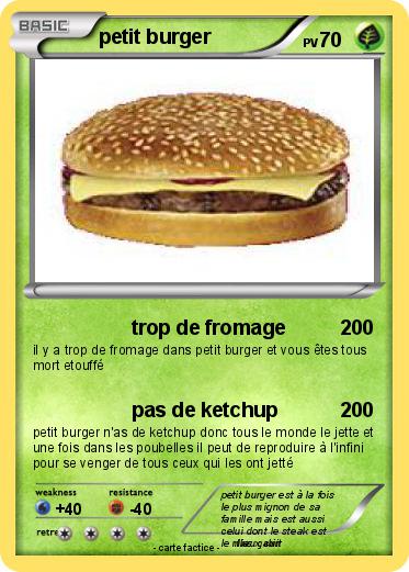 Pokemon petit burger