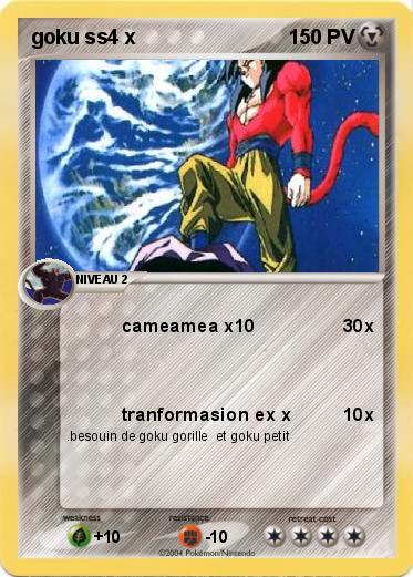Pokemon goku ss4 x 