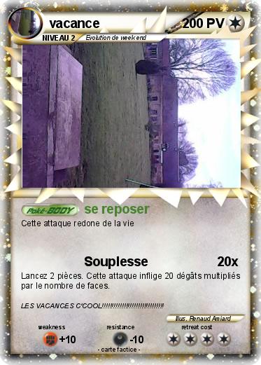 Pokemon vacance