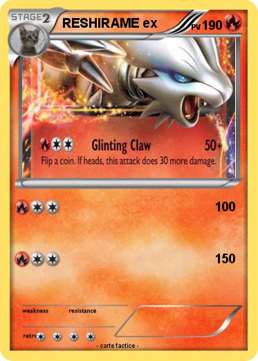 Pokemon RESHIRAME ex