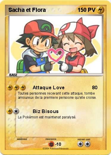 Pokemon Sacha et Flora