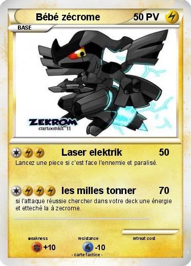 Pokemon Bébé zécrome
