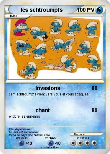 Pokemon les schtroumpfs