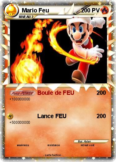 Pokemon Mario Feu