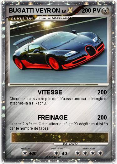 Pokemon BUGATTI VEYRON
