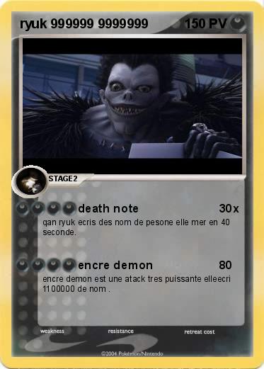 Pokemon ryuk 999999 9999999