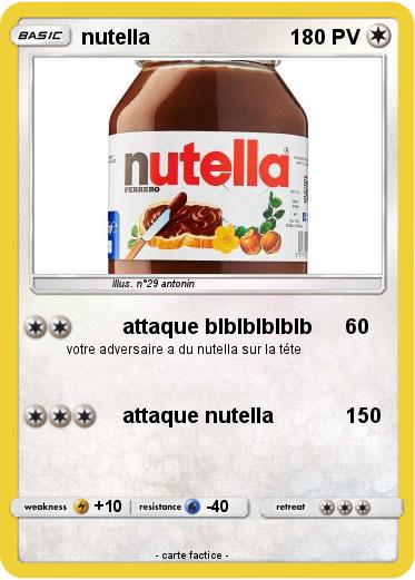 Pokemon nutella