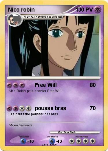 Pokemon Nico robin