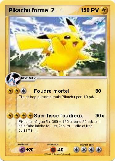 Pokemon Pikachu forme  2