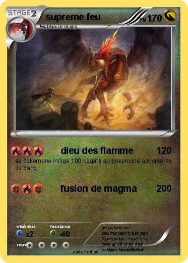 Pokemon supreme feu