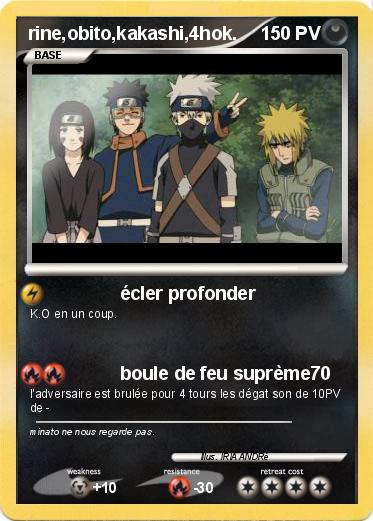 Pokemon rine,obito,kakashi,4hok.