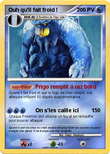 Pokemon Ouh qu'il fait froid !